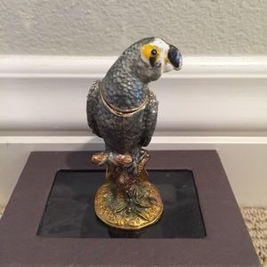 African Grey Trinket Secret Compartment